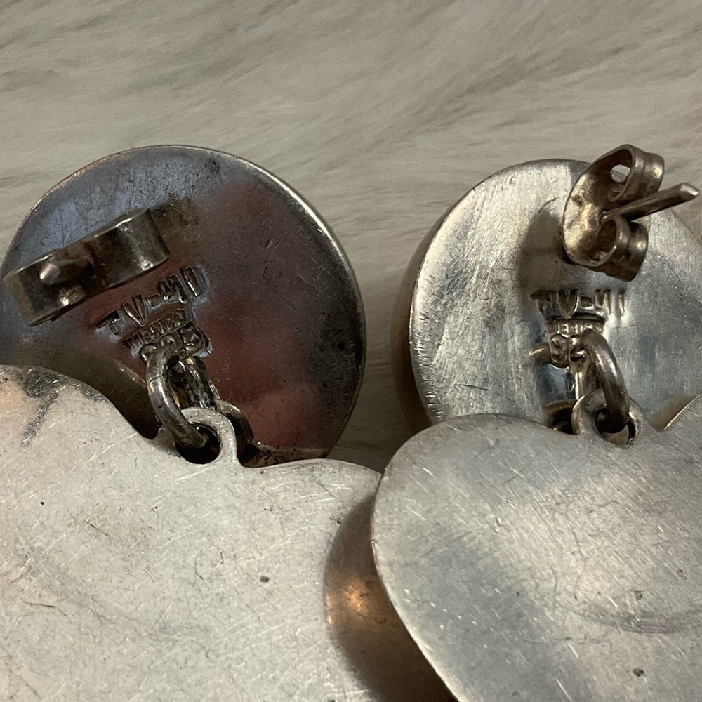 Sterling Silver Puffy Heart SET - Picture 6 of 11